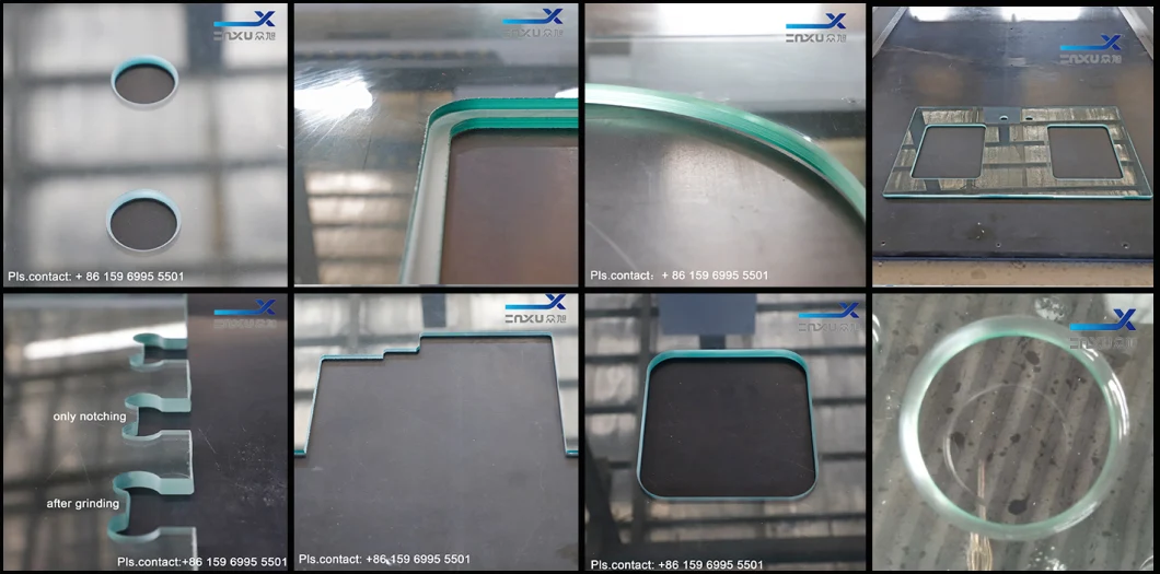 Zxx-C1325 Glass Process Center for Glass Door Clamp, Hinge Hole, Cabinet Handle Shower Door Making