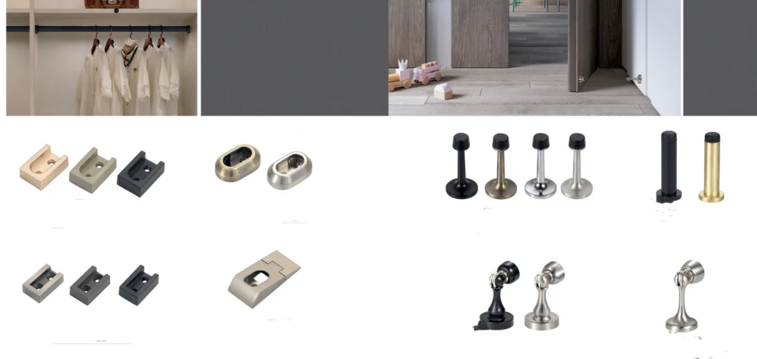 High Quality Solid Brass Door Handle on Rose Casement Sliding Door and Window Awning Handle Hardware Accessories