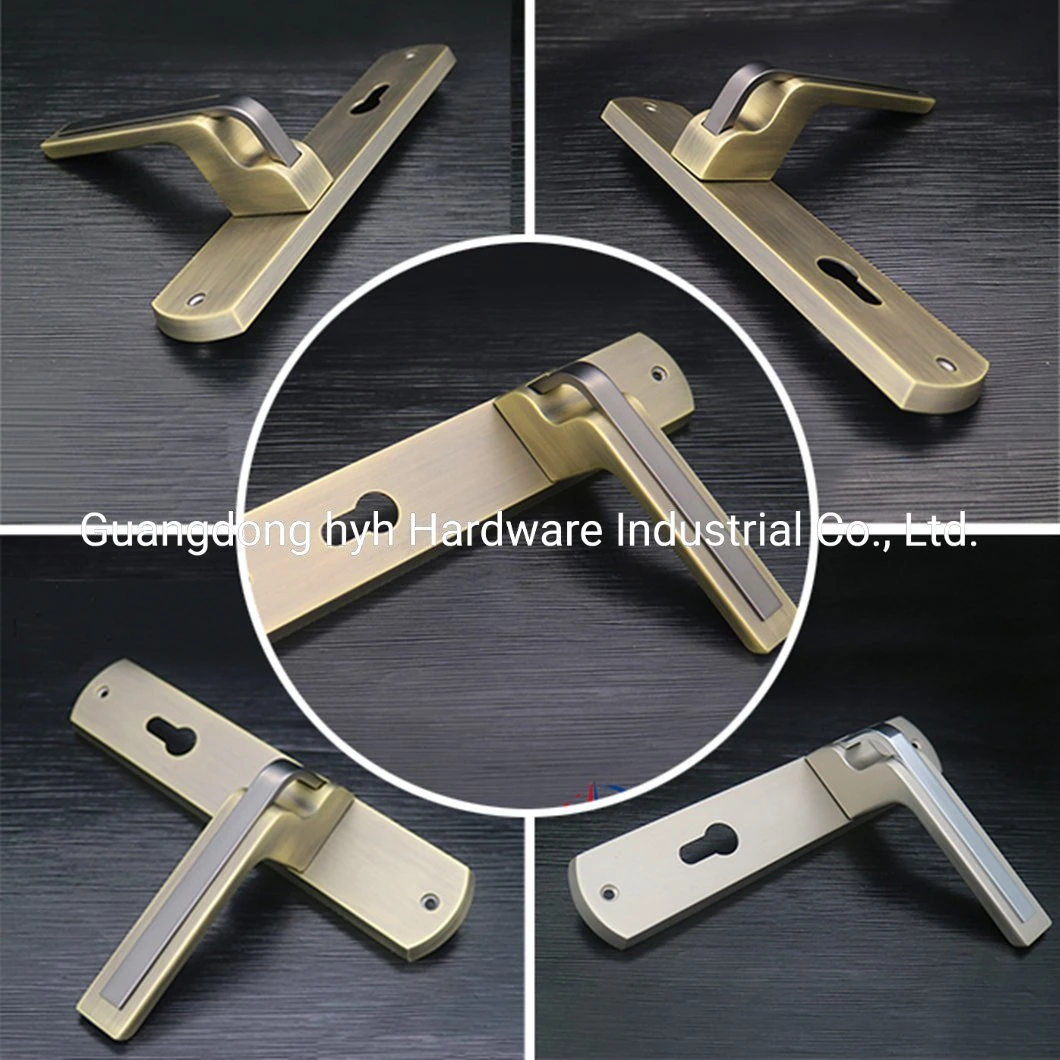 Lockable Lock Europe Door Handle, Mortise Door Lock with Handle Double