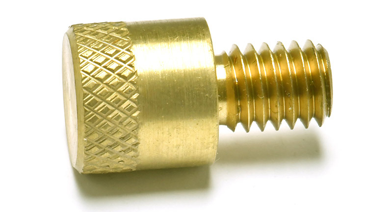 Wholesale Moderate Price High Precision Partial Brass Diamond Knurled Head Thunb Bolt Screw 8-32