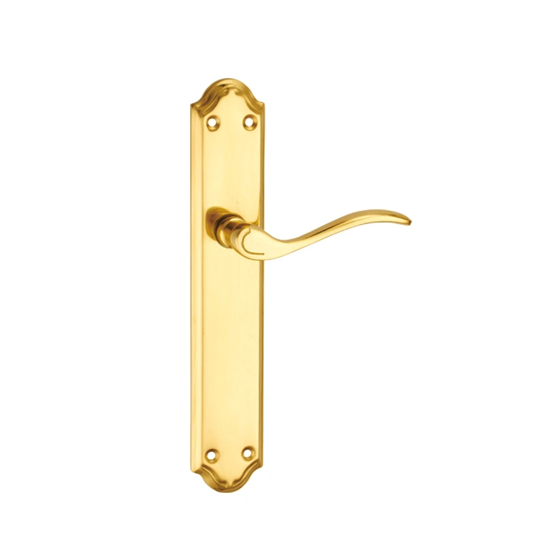 Ce Certificated Interior Bedroom Door Lever Handles Cover Lock with Plate