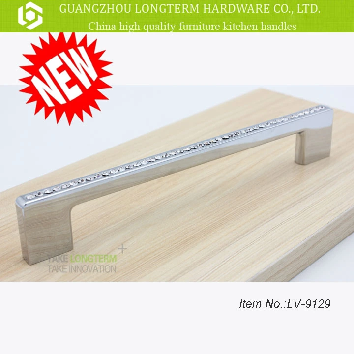 New Modern Hot Sales Crystal Pull Handles for Furniture Cabinet Drawer