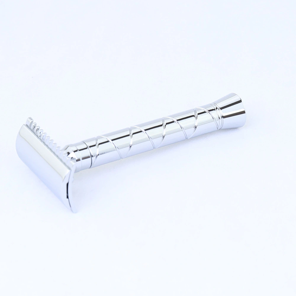 Yaqi Chrome Color High Quality Safety Razor Brass Handle Stainless Steel Handle Aluminum Handle