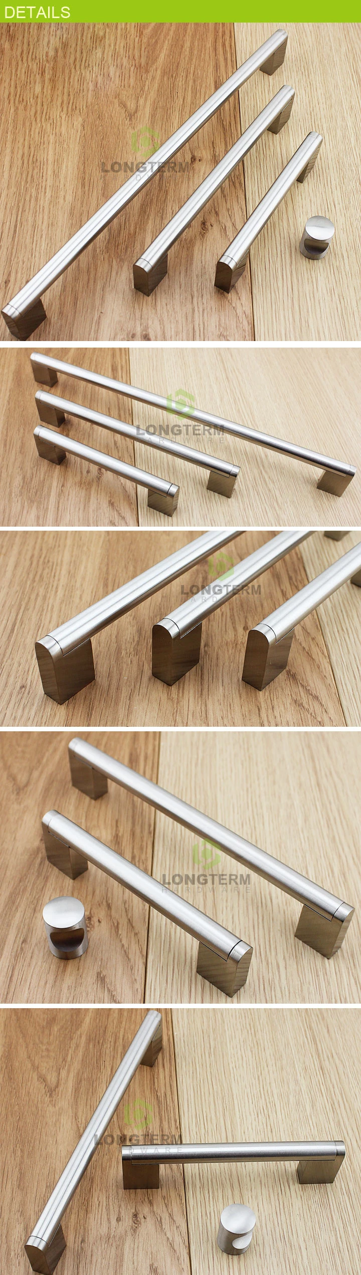 Long Size Stainless Steel Bar Kitchen Cabinet Handles