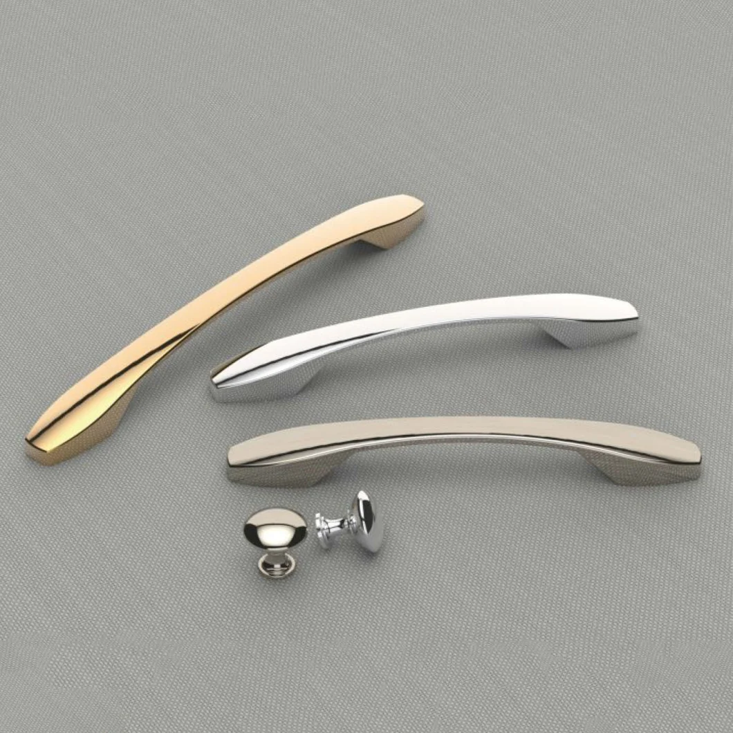 Handles Knob Modern Aluminium Alloy Gold Metal Interior Pull Set and Drawer Furniture Kitchen Cabinet Knob Handles
