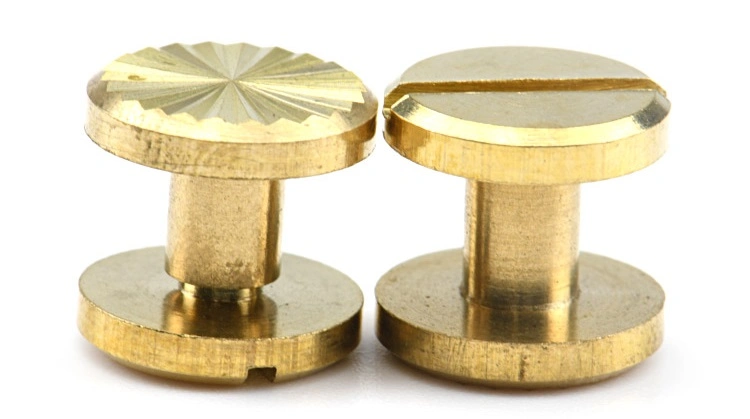 Good Price Brass M4 Slotted Knurled Head Chicago Screw