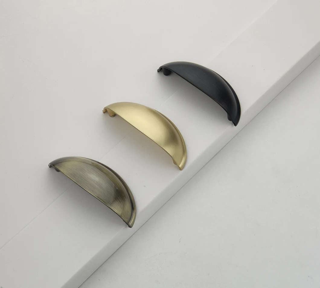 Zinc Alloy Stainless Steel Furniture Pull Kitchen Cabinet Handle