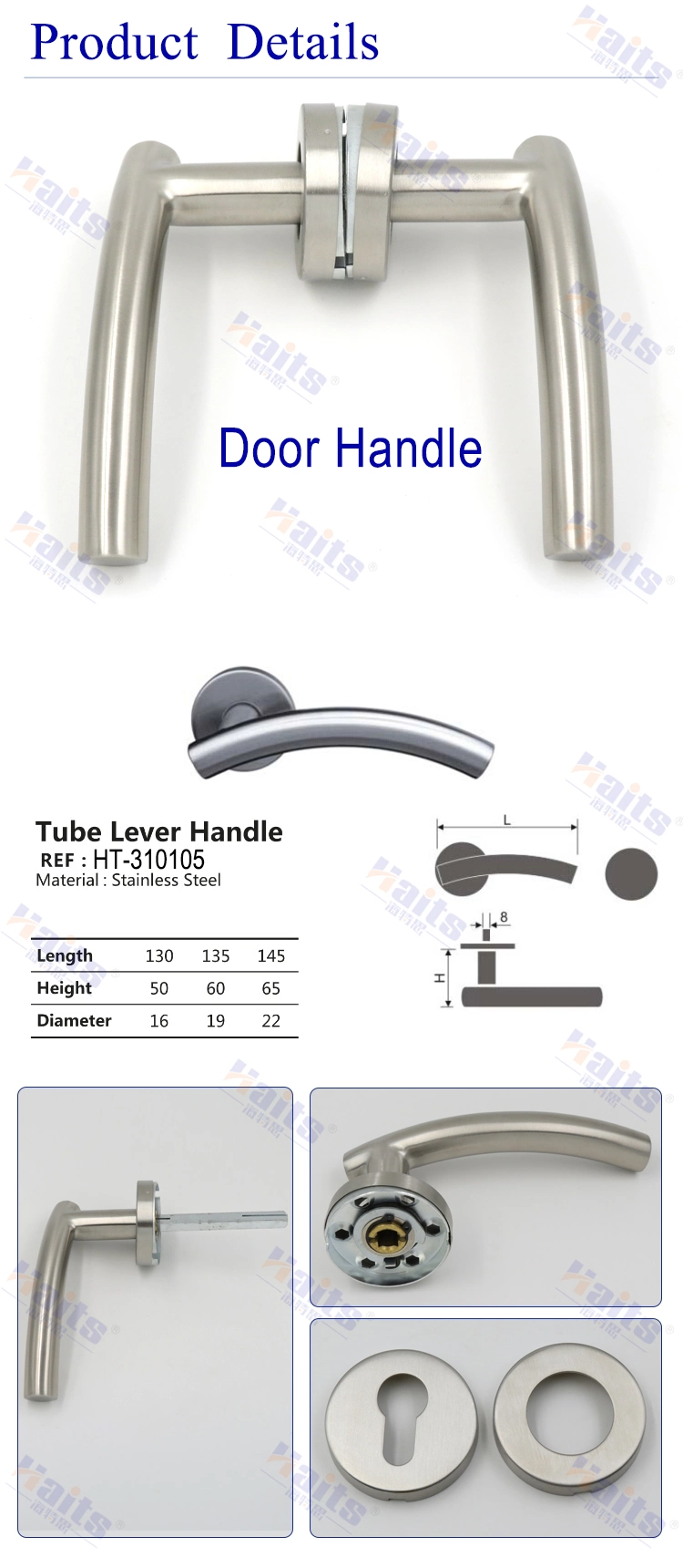 Door Handle Manufacturers Round Lever Door Handle