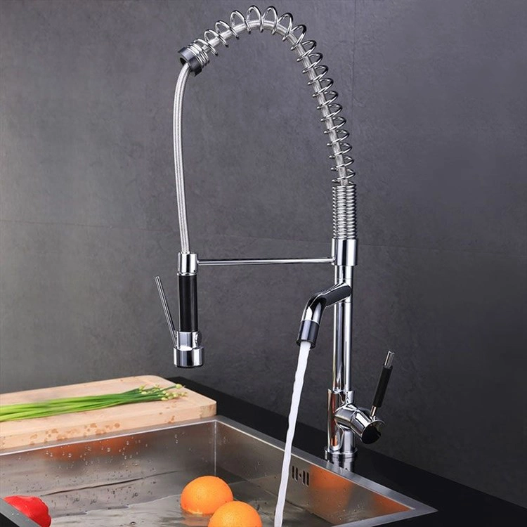 Chromed Single Handle Brass Sink  Kitchenfaucet