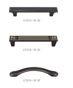Zinc Alloy and Pure Copper Furniture Cabinet Pull Handles