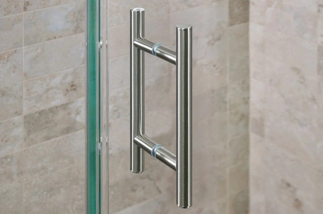 Bathroom Hardware Door Handle Stainless Steel Glass Door Pull Handle