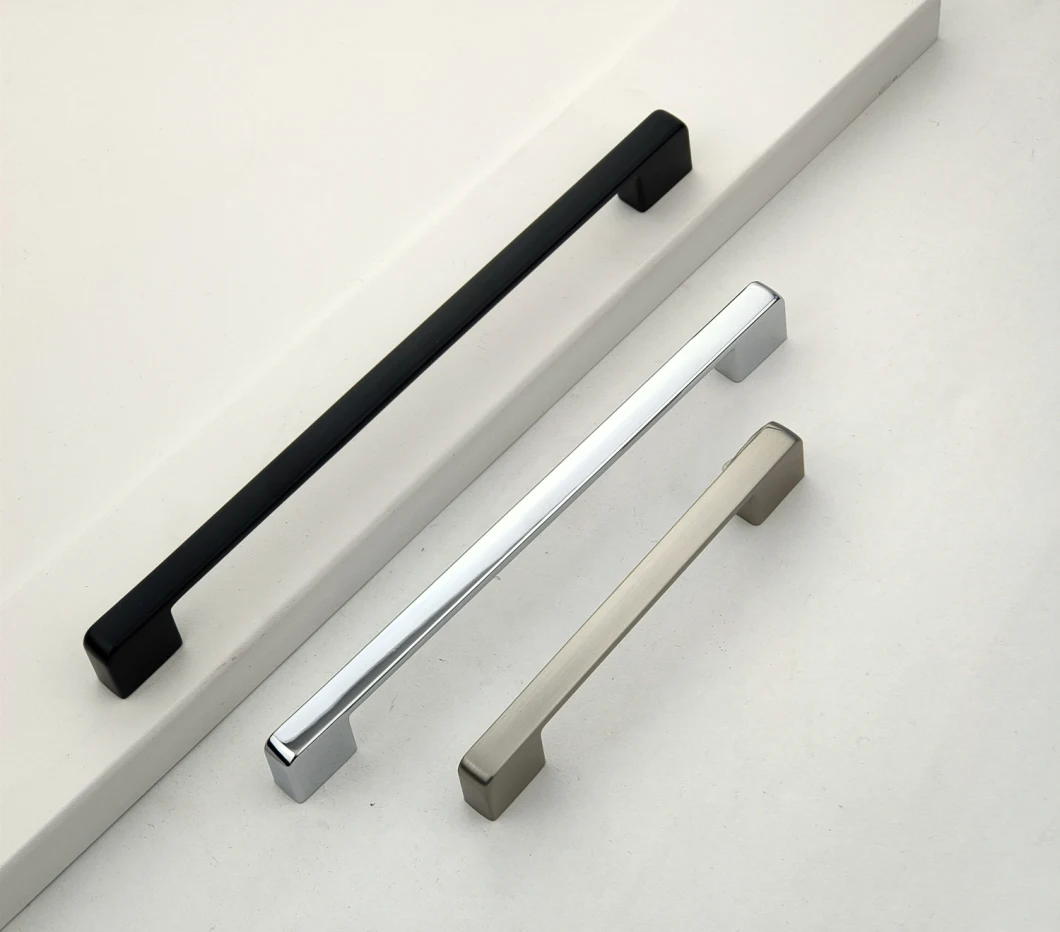Zinc Alloy Stainless Steel Furniture Pull Kitchen Cabinet Handle (RS011)