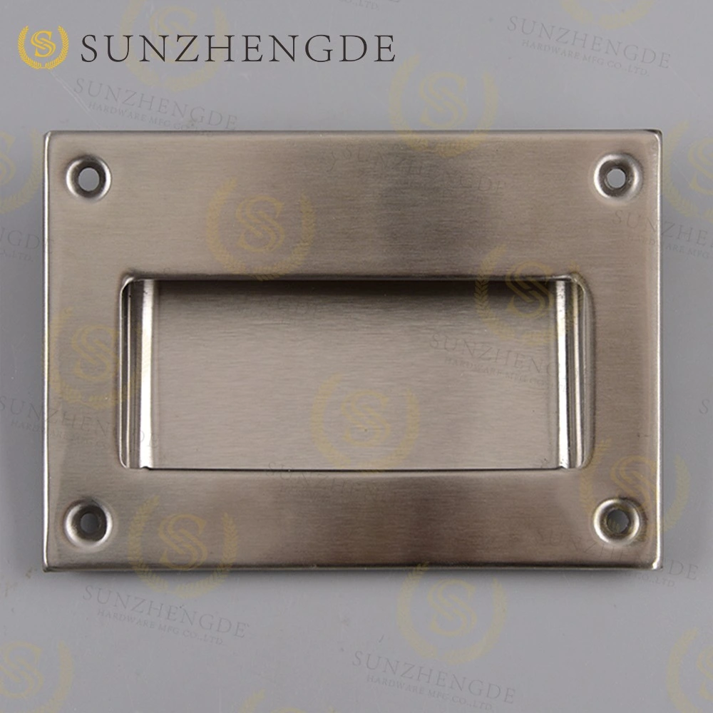 Modern Cabinet Handle Stainless Steel Square Drawer Pulls Kitchen Drawer Handles