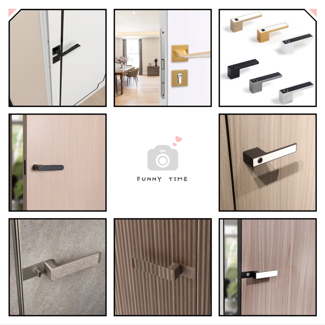Simple Modern Style High Quality Zinc Alloy Door Hardware Door Handle