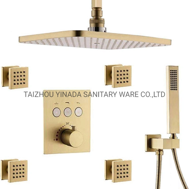 Brass Telephone Style Shower Handle Ceramic Handle Dia 72X201mm HD7201b