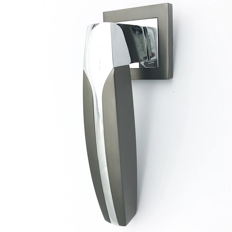 European Modern Zinc Alloy Aluminum Room Door Lever Door Handle