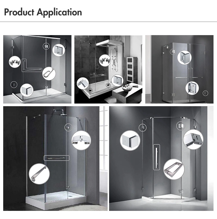 Factory Hardward Door Accessories Stainless Steel Pull Handle Push Shower Door Handle (pH-074)