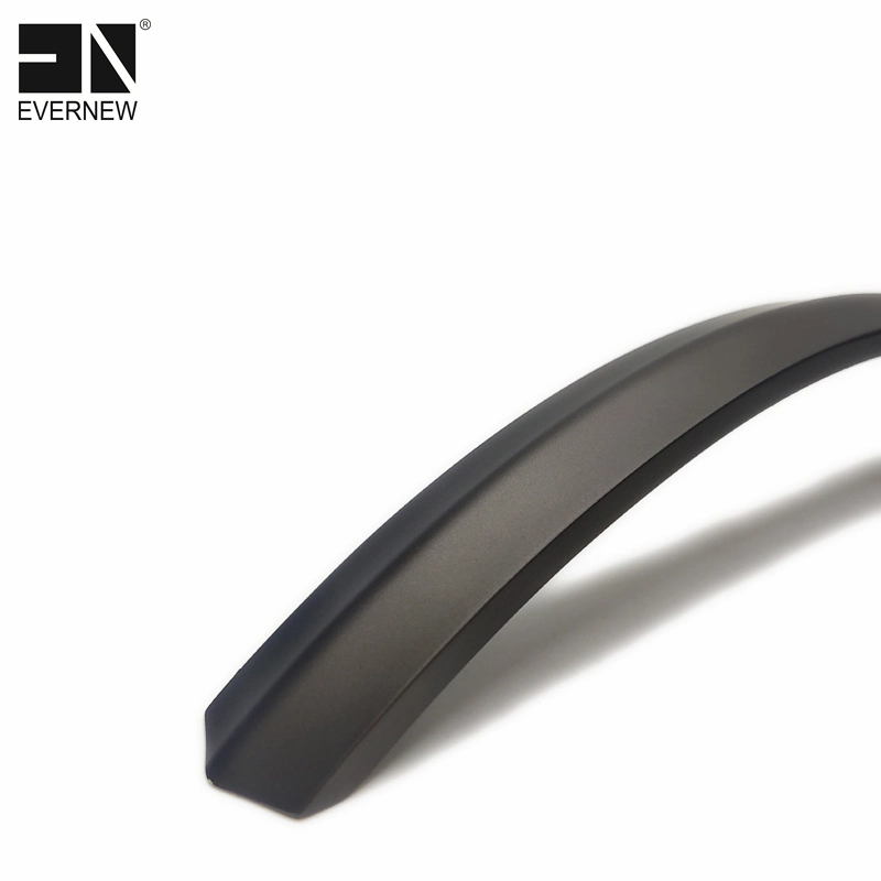 96mm Aluminium Material Black Color Furniture Handle Cabinet Drawer Handles with CE