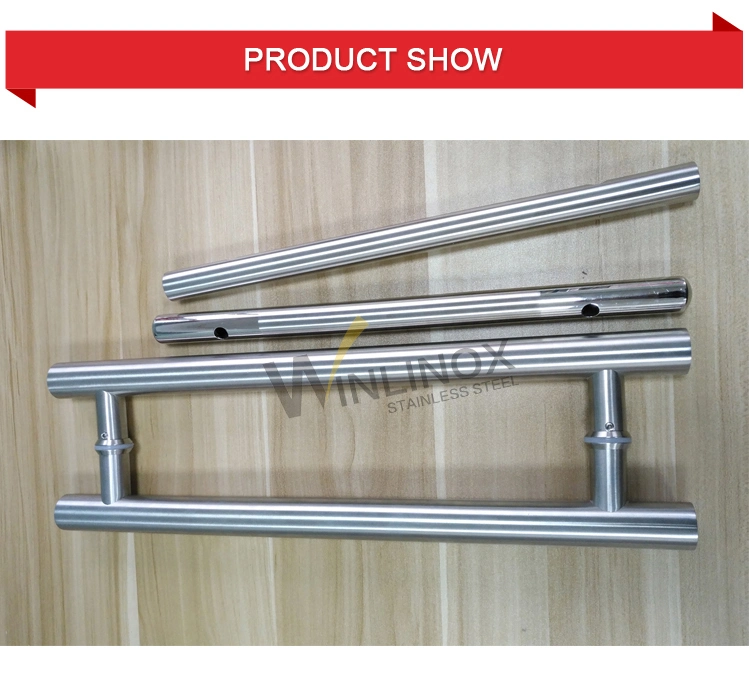 AISI 304 Stainless Steel Glass Door Handles, Door Pull Handle