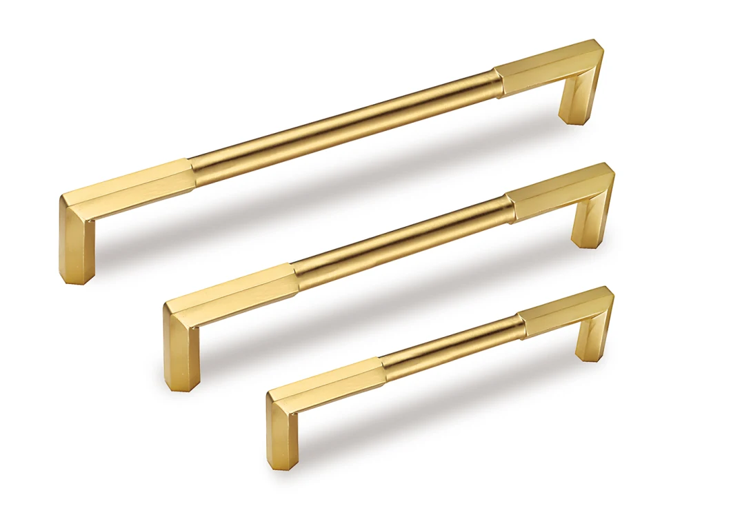 Solid Stainless Steel Cabinet Pulls Dresser Drawer Handles and Knobs Shiny Copper Kitchen Hardware