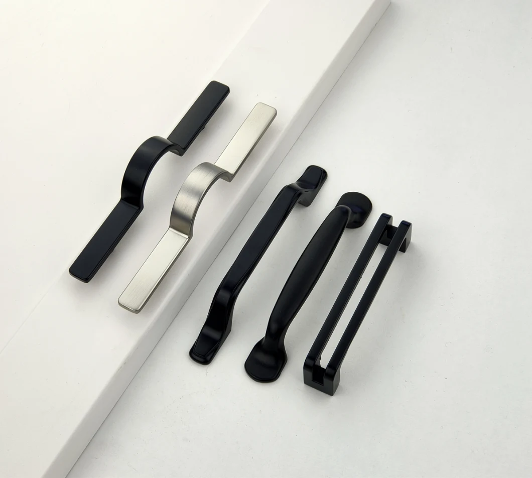 Zinc Alloy Stainless Steel Furniture Pull Kitchen Cabinet Handle