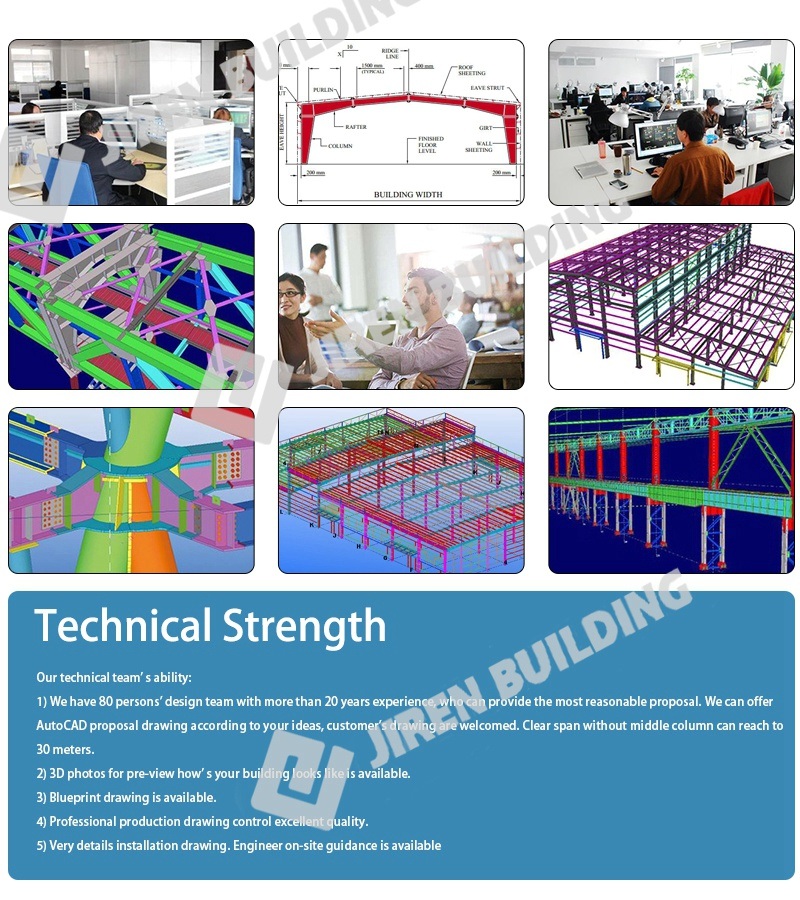Fast Construction Easy Installation Steel Structure Building