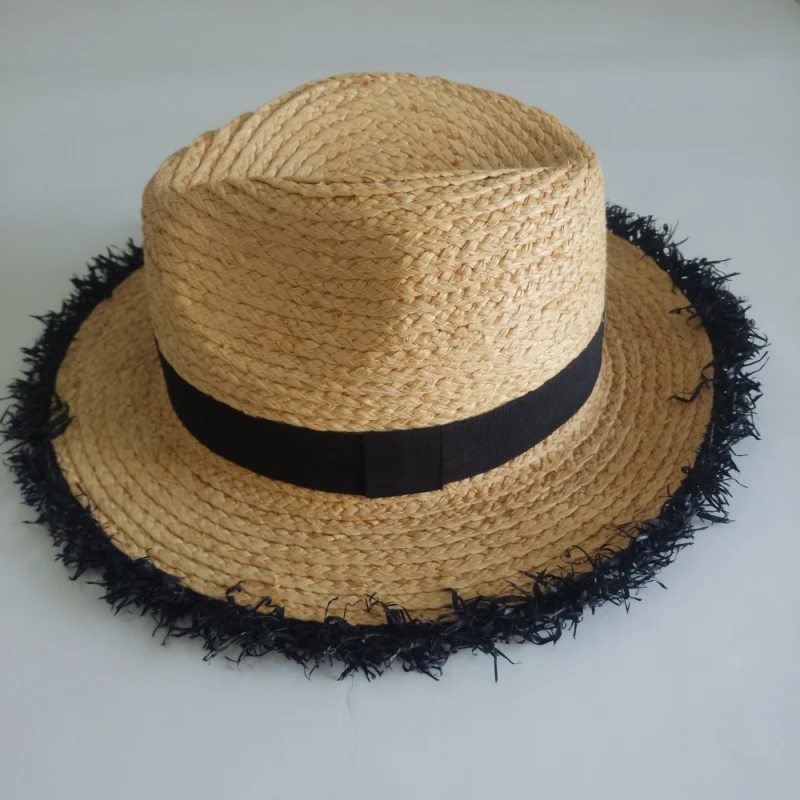 Custom Fashion Raffia Straw Cowboy Hat
