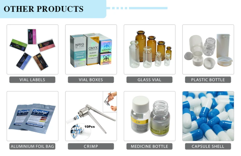 Simple Peptides Liquid Medicine Glass Vial Label