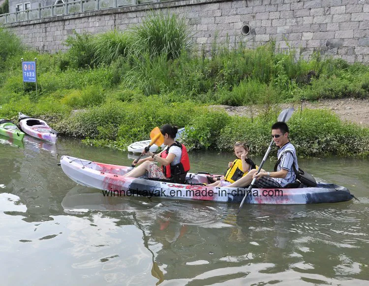 Trio Large Plastic Sot Fishing Kayak