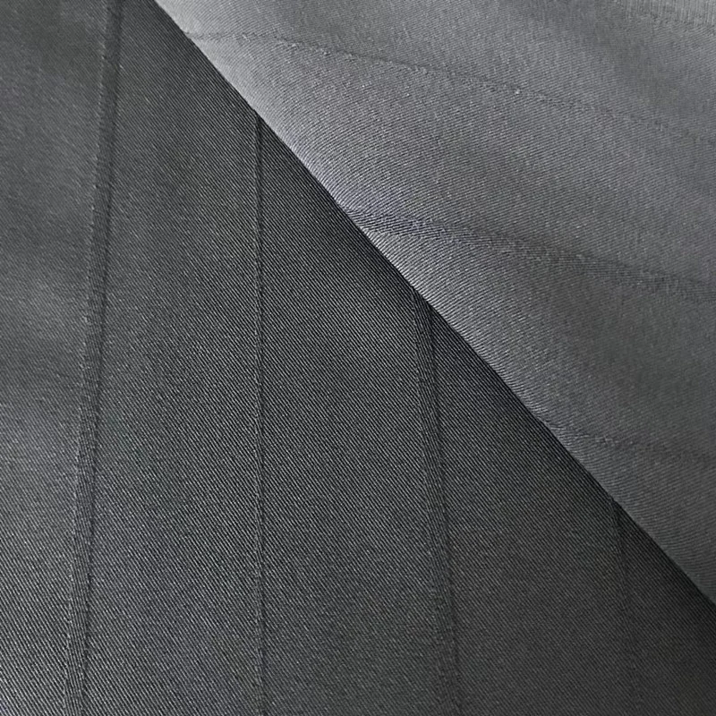 Polyester Spandex Line Shape Fabric for Business Suit