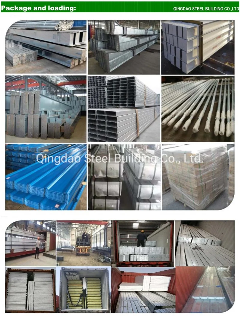 Steel Structures Building Industrial Shed with Design