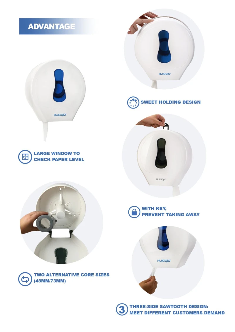 Washroom Plastic ABS Tissue Paper Dispenser