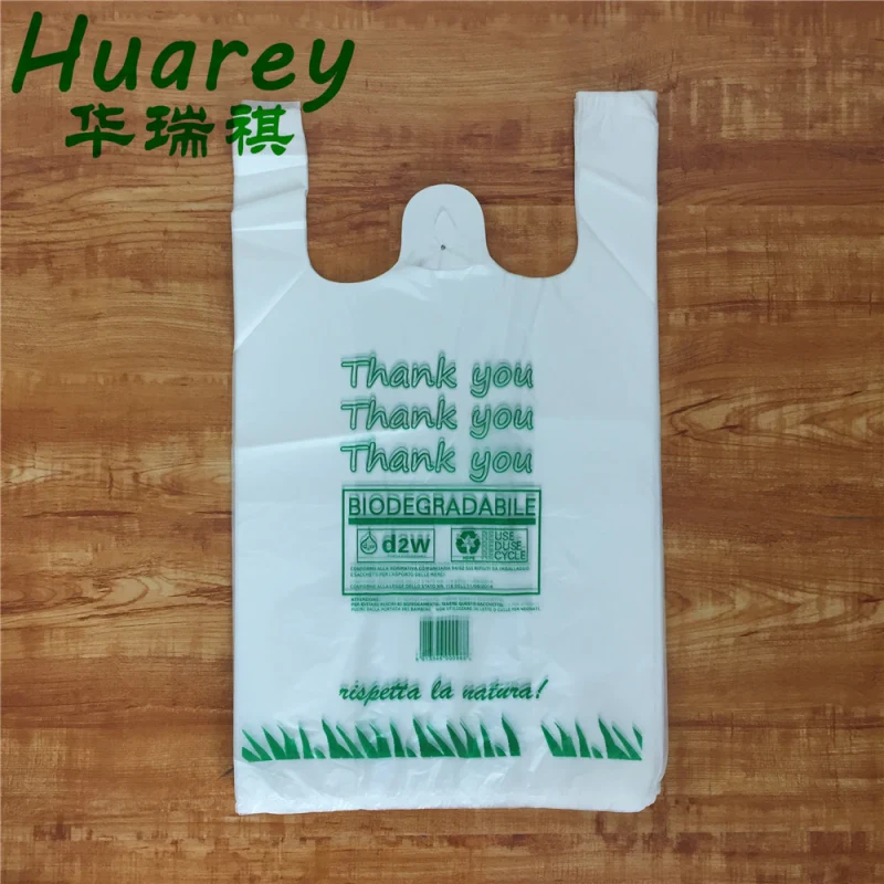 Best Sell Custom Printed Plastic T Shirt Shopping Bag