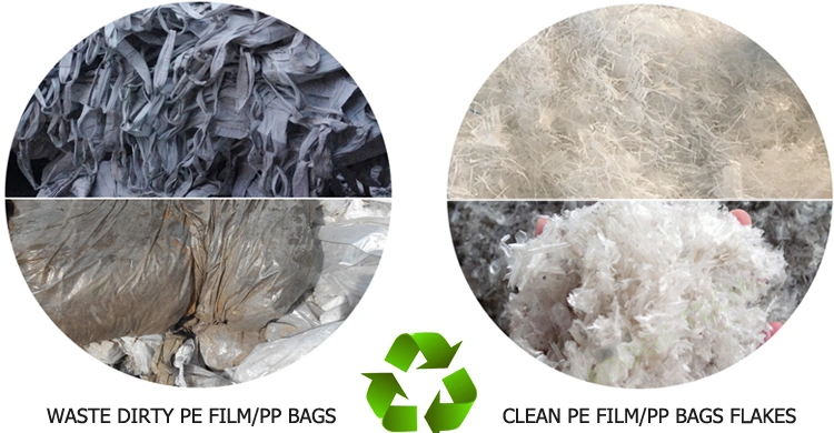 pp plastic sack bag washing recycling line