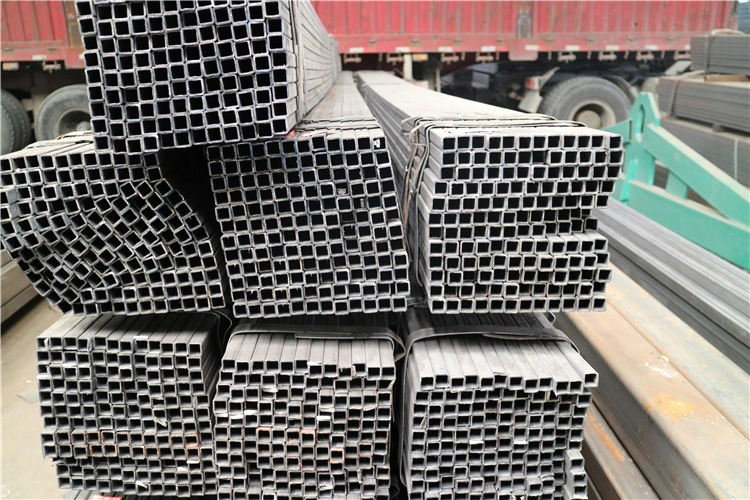 Black Square Hollow Section Carbon Steel Tube