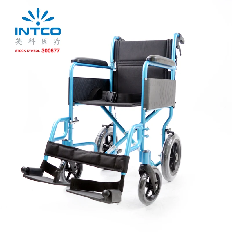 Transport Manual Attendant Wheelchair with Third Brakes