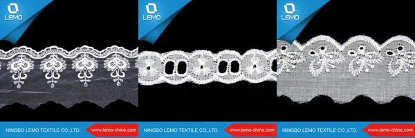 Tc Cotton/Polyester Embroidery Lace