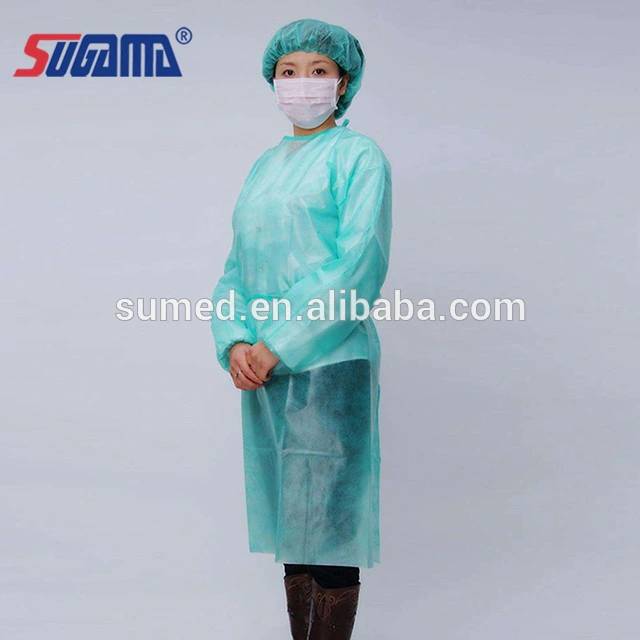 Disposable Medical PP Isolation Gown Examination Gown