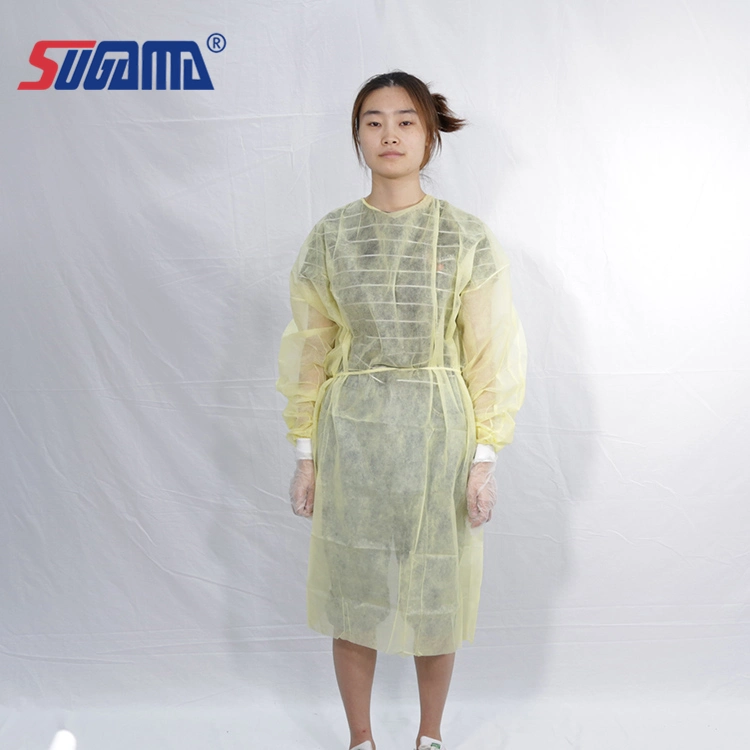 Disposable Medical PP Isolation Gown Examination Gown