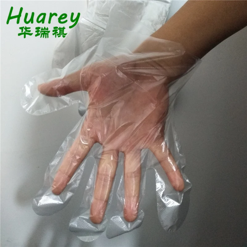 Plastic Eco-Friendly HDPE Clear Gloves