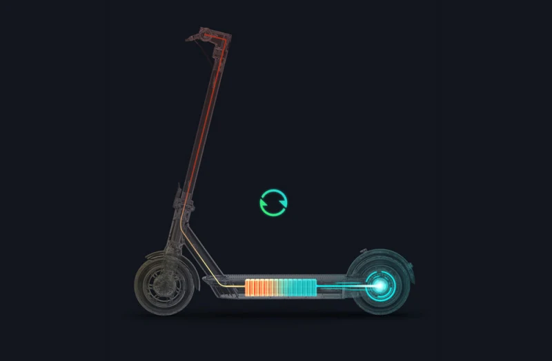 2020 Foldable Mobility Bluetooth Front+ Rear E-Scooter