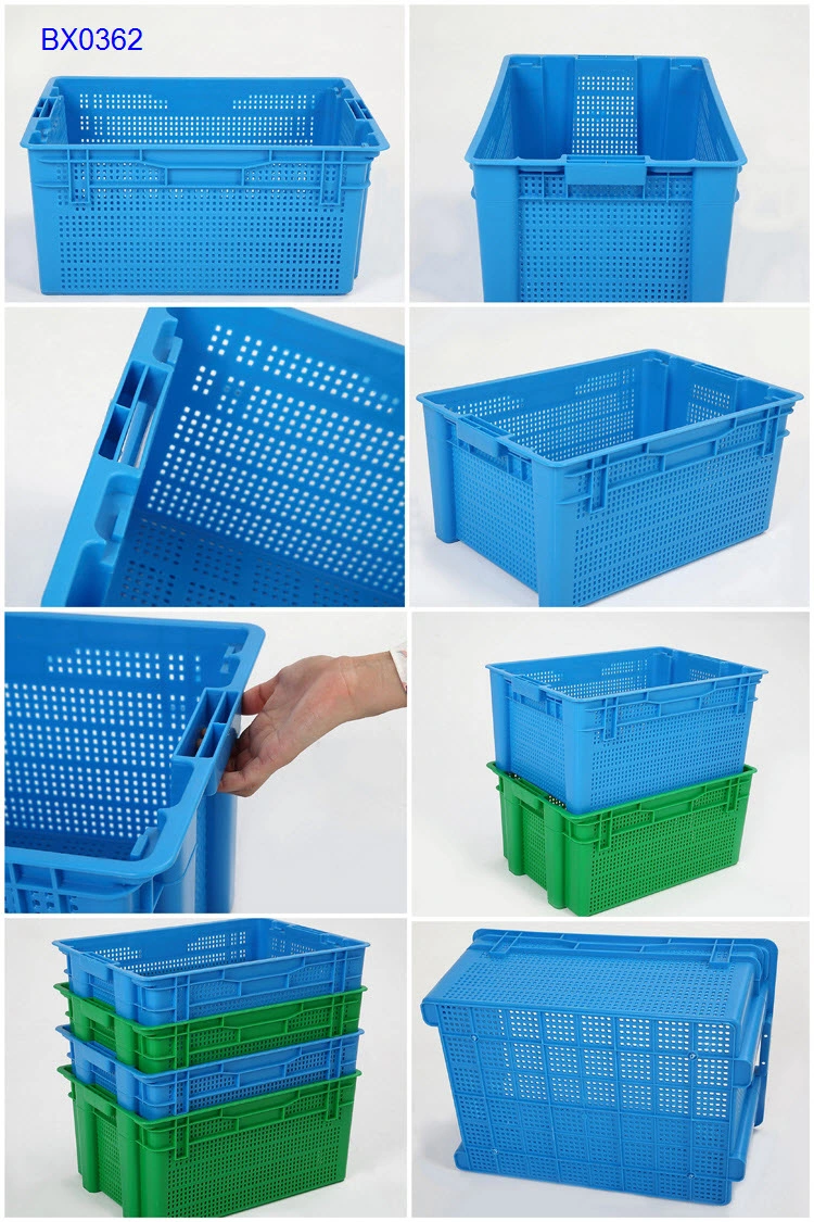 Wholesale Collapsible Plastic Basket Fruit Crates