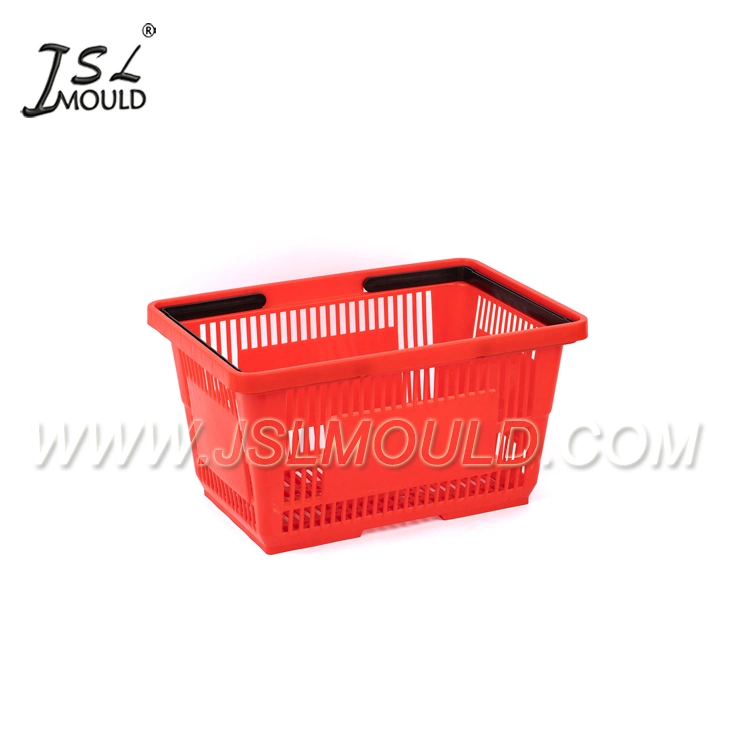 Plastic Supermarket Shopping Basket Mould