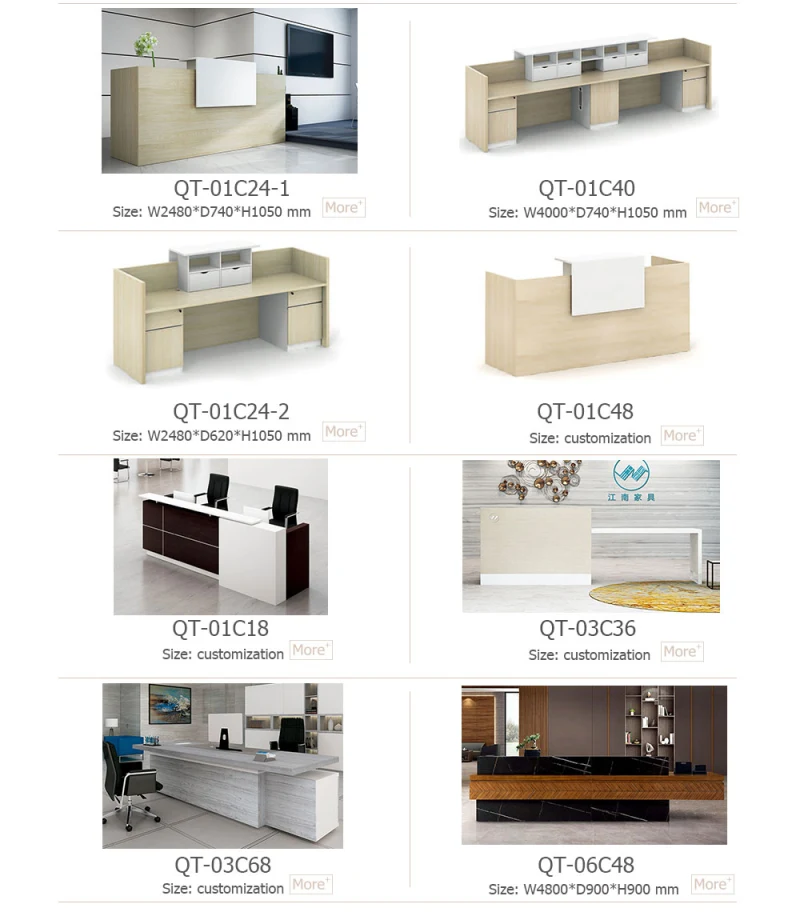 Luxury Design Big Counter Desk Reception