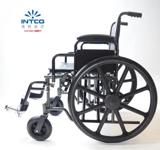 Bariatric Foldable Steel Wheelchair