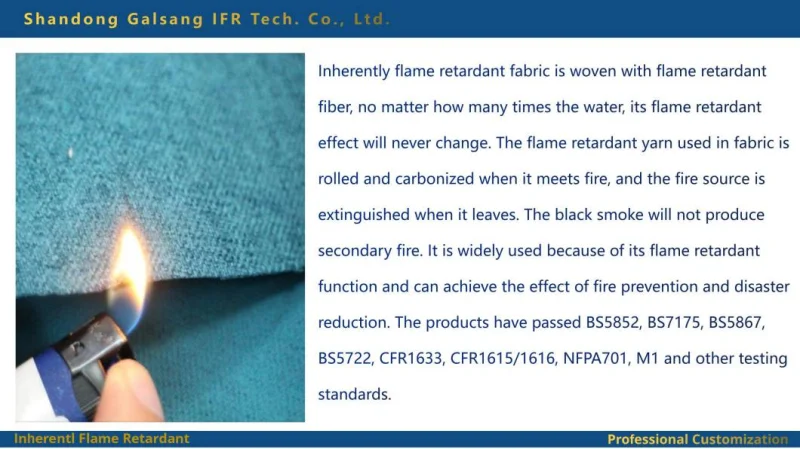 Hot Selling Custom Flame Retardant Polyester Blackout Fabric