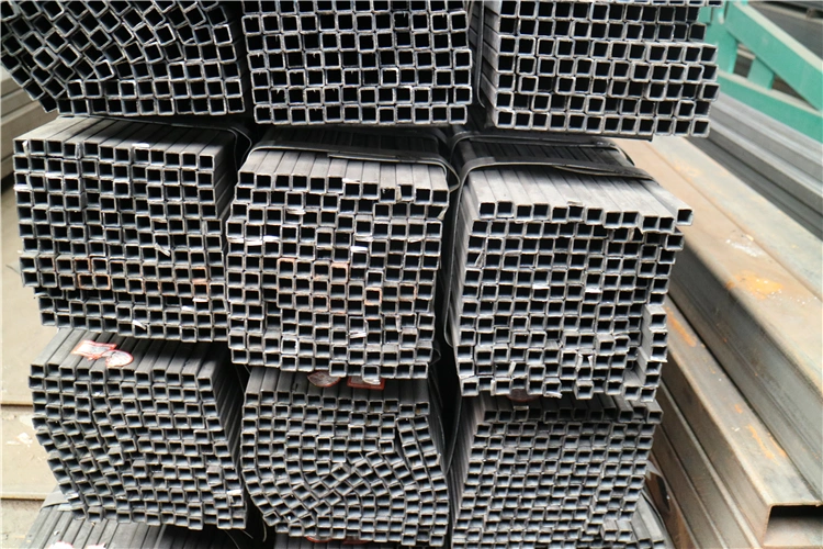 Black Square Hollow Section Carbon Steel Tube