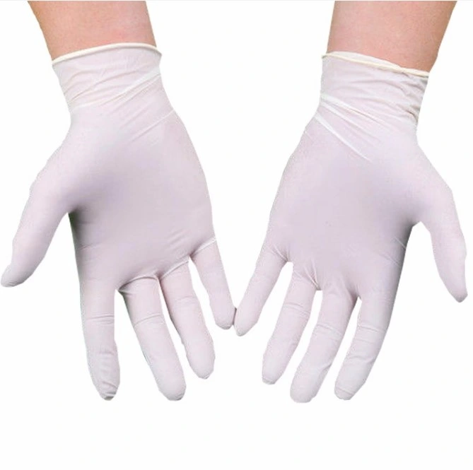 Powdered Disposable Latex Glove Factory High Quality