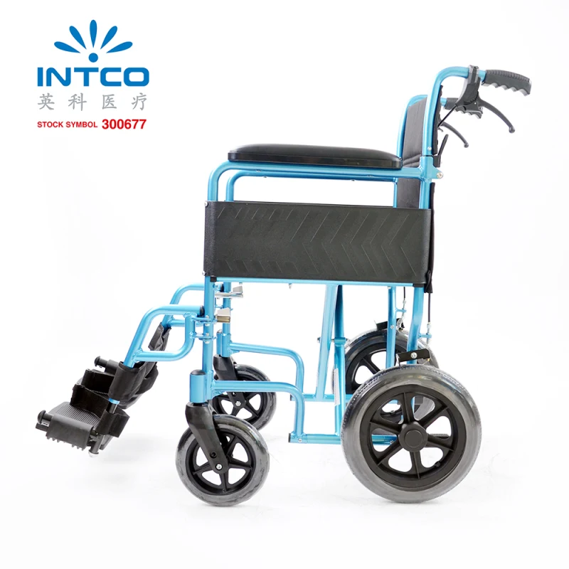 Transport Manual Attendant Wheelchair with Third Brakes