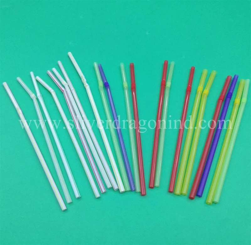 Flexible Disposal PP Plastic Straw for Hot Drinking